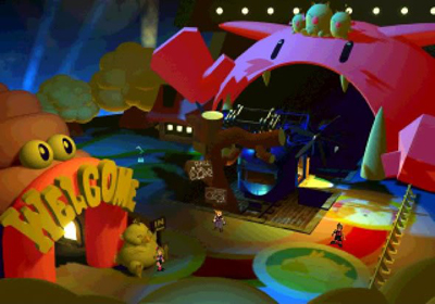 Cloud Strife at Gold Saucer