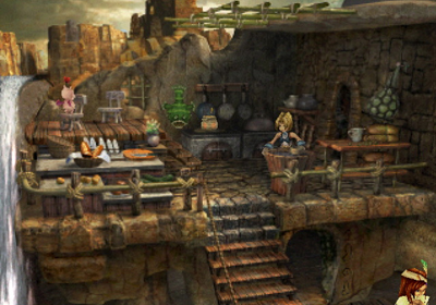 Eiko's kitchen in Madain Sari